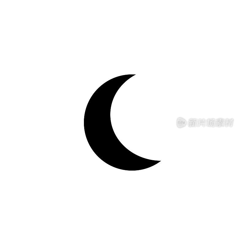 Moon simple图标logo